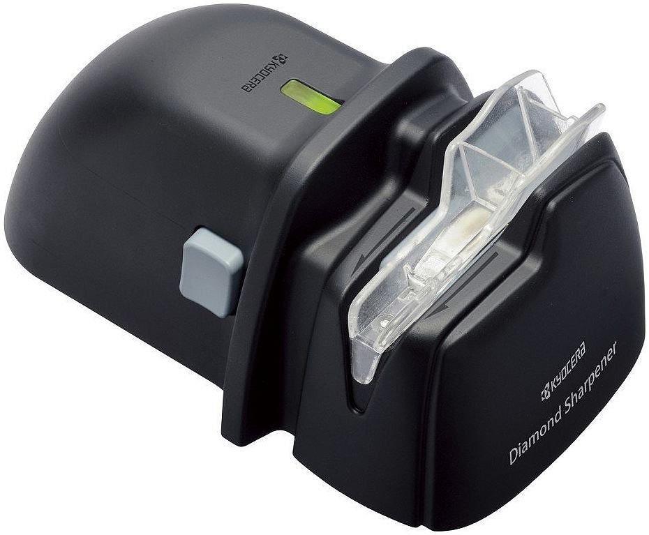 Kyocera Ceramic Knife Sharpener-Single Stage Electric with Diamond Stone Kyocera Ceramic Knife Sharpener-Single Stage Electric With Diamond Stone -All-Clad Shop kyocera electric knife sharpener ds 38 compressed