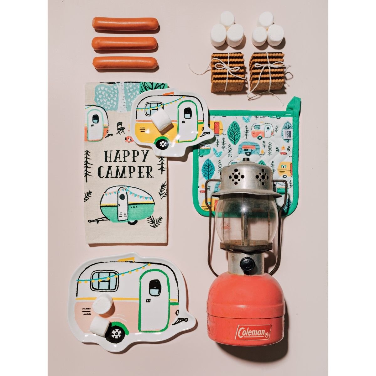 Danica Jubilee 6.5" x 5.25" Shaped Spoon Rest | Happy Camper Danica Brands Danica Jubilee 6.5" X 5.25" Shaped Spoon Rest | Happy Camper -All-Clad Shop l55020 dj 22 collection happy camper style
