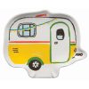 Danica Brands Danica Jubilee 6.5" X 5.25" Shaped Spoon Rest | Happy Camper -All-Clad Shop l57016 spoon rest shaped happy camper main