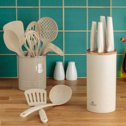Viners Organic Natural Knife Block Set | 6-Piece 4 Viners Organic Natural Knife Block Set | 6-Piece -All-Clad Shop live cream