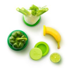 Food Huggers (Set Of 5) | Fresh Green -All-Clad Shop lo resset of 5 green on white shadow
