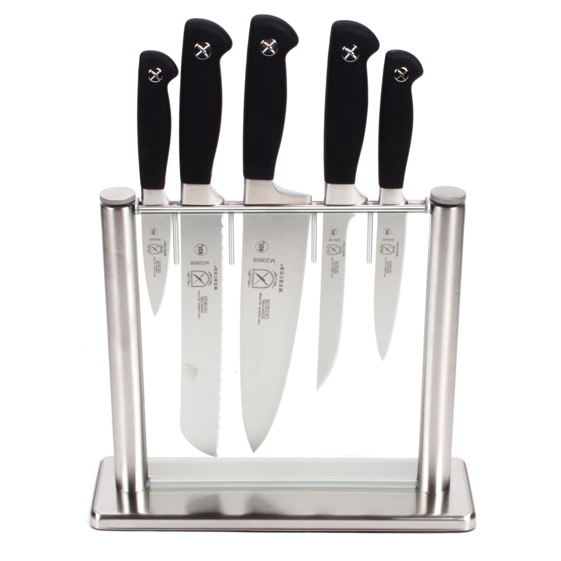 Mercer Genesis Knife Set Glass 6 Piece Set Mercer Cutlery Mercer Genesis Knife Set Glass 6 Piece Set -All-Clad Shop m20000