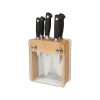 Mercer Cutlery Genesis 6-Piece Knife Block Set | Beechwood & Glass 2 Mercer Cutlery Genesis 6-Piece Knife Block Set | Beechwood & Glass -All-Clad Shop m20050