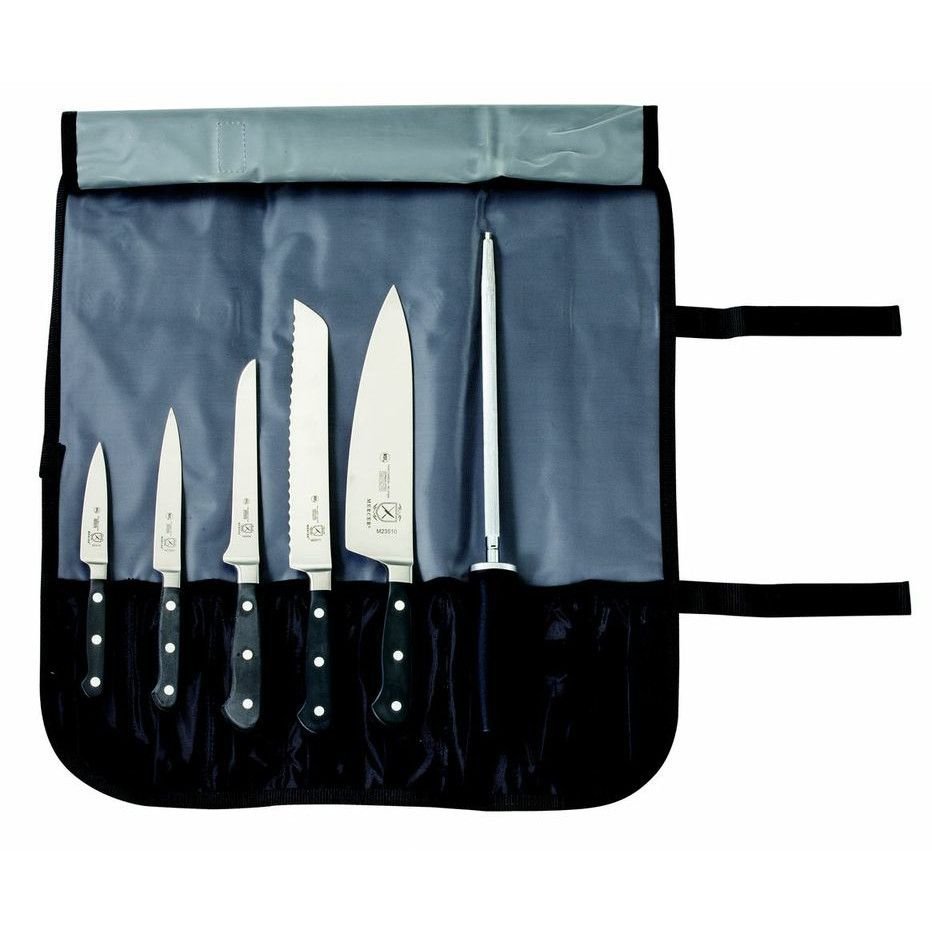Mercer Renaissance Knife Roll Set - 7 Piece Mercer Cutlery Mercer Renaissance Knife Roll Set - 7 Piece -All-Clad Shop m21850 mercer renaissance 7 piece forged knife set