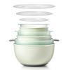 OXO 9-Piece Nesting Bowls & Colanders Set | Sea Glass -All-Clad Shop main image