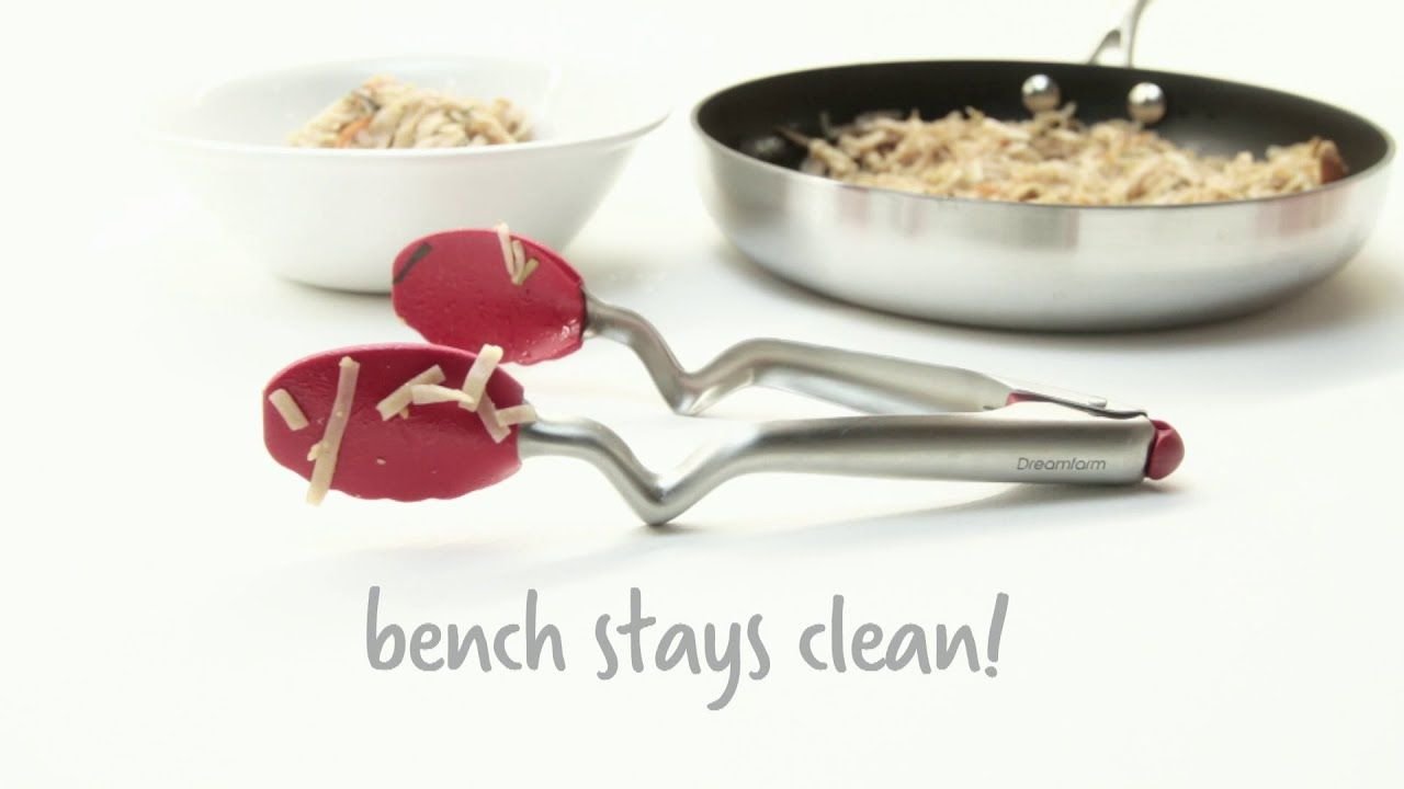 Dreamfarm 9" Clongs Silicone Tongs | Black Dreamfarm 9" Clongs Silicone Tongs | Black -All-Clad Shop