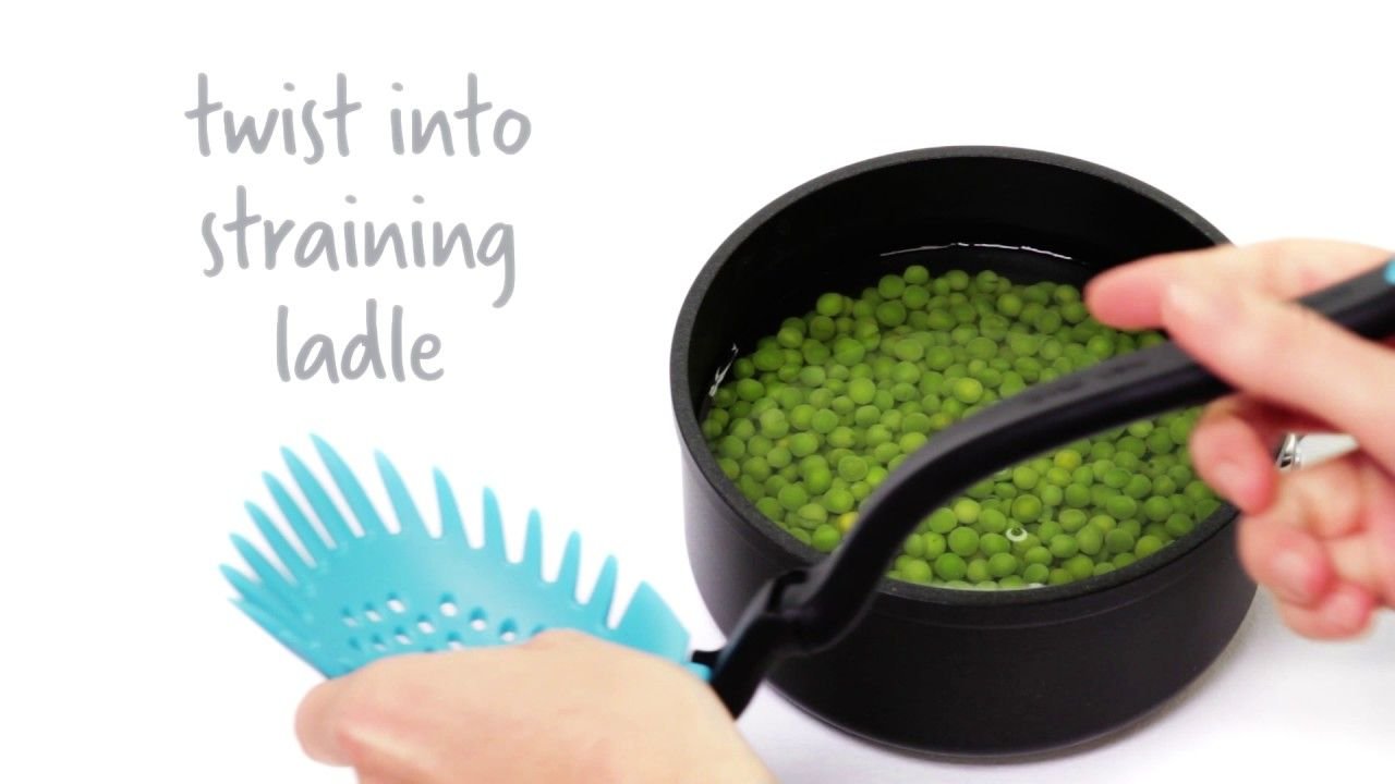 Dreamfarm Holey Spadle Slotted Spoon/Ladle | Green Dreamfarm Holey Spadle Slotted Spoon/Ladle | Green -All-Clad Shop