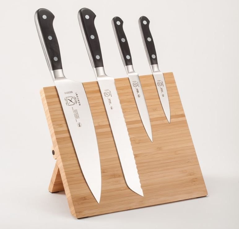 Mercer Cutlery Magnetic Knife Board Set (5pc) - Renaissance Mercer Cutlery Magnetic Knife Board Set (5pc) - Renaissance -All-Clad Shop mercer renaissance cutlery magentic knife board set 5pc m21970