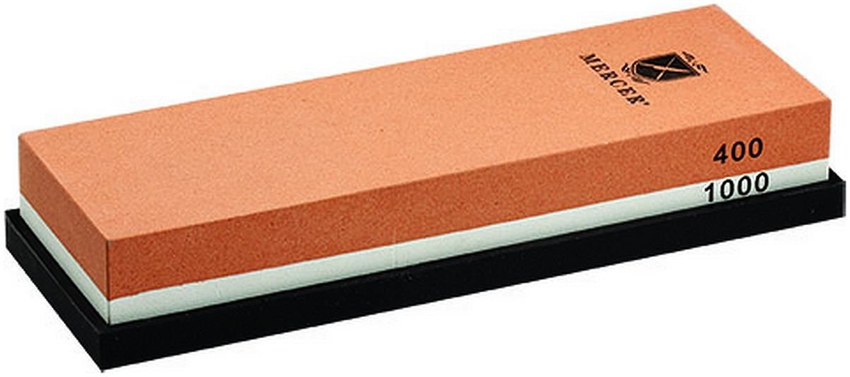 Mercer Knife Sharpening Stone - Dual #400 & #1000 Grits Mercer Cutlery Mercer Knife Sharpening Stone - Dual #400 & #1000 Grits -All-Clad Shop mercer sharpen stone 400 1000dual m15951 compressed