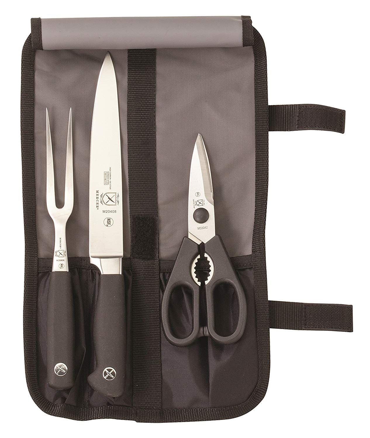 Mercer Culinary Genesis Forged Carving 4-Piece Set Mercer Cutlery Mercer Culinary Genesis Forged Carving 4-Piece Set -All-Clad Shop mercer culinary genesis forged carving 4 piece set m21900
