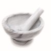Fox Run White Marble Mortar & Pestle 2 Fox Run White Marble Mortar & Pestle -All-Clad Shop mortar pestle white marble 3837