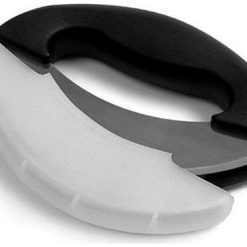 Norpro Stainless Steel Mezzaluna Chopper Knife 3 Norpro Stainless Steel Mezzaluna Chopper Knife -All-Clad Shop norpro mezzuluna knife chopper blade rocker 578 popup