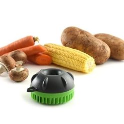 Norpro Silicone Vegetable Brush -All-Clad Shop norpro green silicone vegetable brush effective on veggies