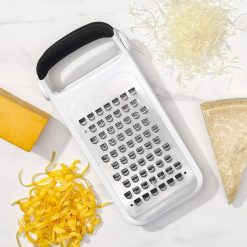 OXO Etched Two-Fold Grater -All-Clad Shop oxo etched two fold grater 11216000 shreds blocks
