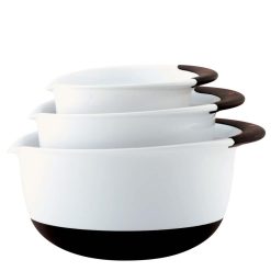 OXO Good Grips 3-Piece Mixing Bowl Set | White