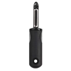 OXO 3 Piece Peeler Set - Black -All-Clad Shop oxo serrated peeler 1140380 black