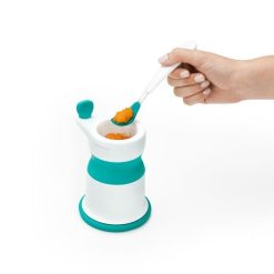 OXO Tot Baby Food Mill 4 OXO Tot Baby Food Mill -All-Clad Shop oxo tot teal baby food mill smooth results