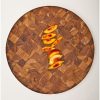 TeakHaus End Grain Butcher Block (Round) | 18" X 2" -All-Clad Shop proteak endgrain round 303 popup