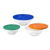 Pyrex Smart Essentials 6-Piece Mixing Bowl Set With Lids -All-Clad Shop pyr smart essentials 6pc set 1071025 1