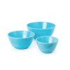 Mosser Glass 3-Piece Mixing Bowl Set (20oz, 40oz, 60oz) | Robins Egg -All-Clad Shop robinseggmix