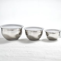 Le Creuset Nested Stainless Steel Mixing Bowls (Set Of 3) 11 Le Creuset Nested Stainless Steel Mixing Bowls (Set Of 3) -All-Clad Shop rs11854 mixingbowls 1