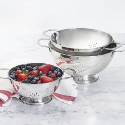 Le Creuset Stackable Stainless Steel Colanders (Set Of 3) -All-Clad Shop rs15244 colanders