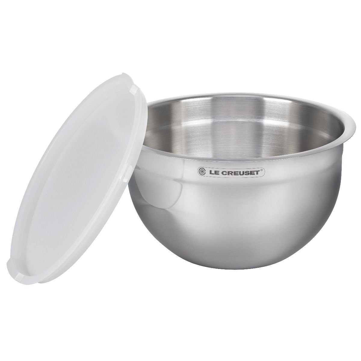 Le Creuset Nested Stainless Steel Mixing Bowls (Set of 3) Le Creuset Nested Stainless Steel Mixing Bowls (Set Of 3) -All-Clad Shop rs18024 largessbowl