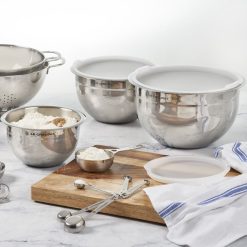 Le Creuset Nested Stainless Steel Mixing Bowls (Set Of 3) 12 Le Creuset Nested Stainless Steel Mixing Bowls (Set Of 3) -All-Clad Shop rs18817 stainless ls