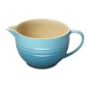 Le Creuset 2 Qt. Stoneware Batter Bowl | Caribbean Blue 1 Le Creuset 2 Qt. Stoneware Batter Bowl | Caribbean Blue -All-Clad Shop rs1958 pg4000 1617