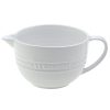 Le Creuset 2 Qt. Stoneware Batter Bowl | White -All-Clad Shop rs717 2l batter bowl white pg4000 1616