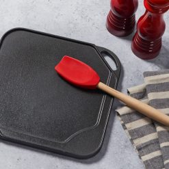 Le Creuset Craft Series Spatula Spoon | Cerise/Cherry Red -All-Clad Shop rs9766 minigrill 02 lpr