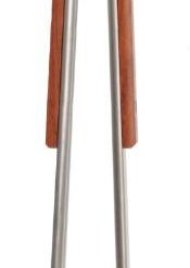 RSVP International RSVP Locking BBQ Grill Tongs - Rosewood & Stainless