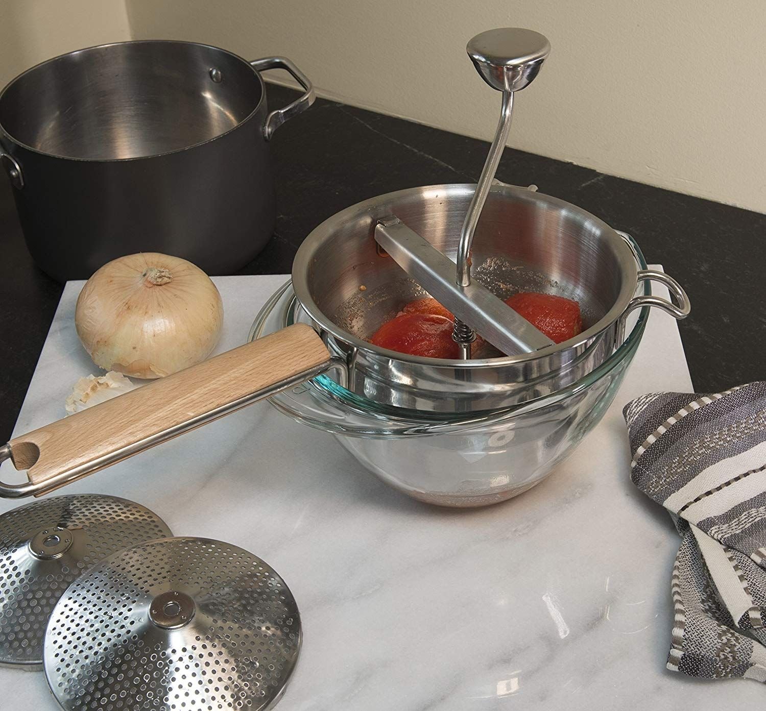 RSVP Endurance Stainless Steel Food Mill RSVP International RSVP Endurance Stainless Steel Food Mill -All-Clad Shop rsvp endurance food mill sauce