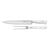 Wusthof Cutlery Wusthof Classic White 2-Piece Carving Set | Hollow Edge -All-Clad Shop s l1600 1