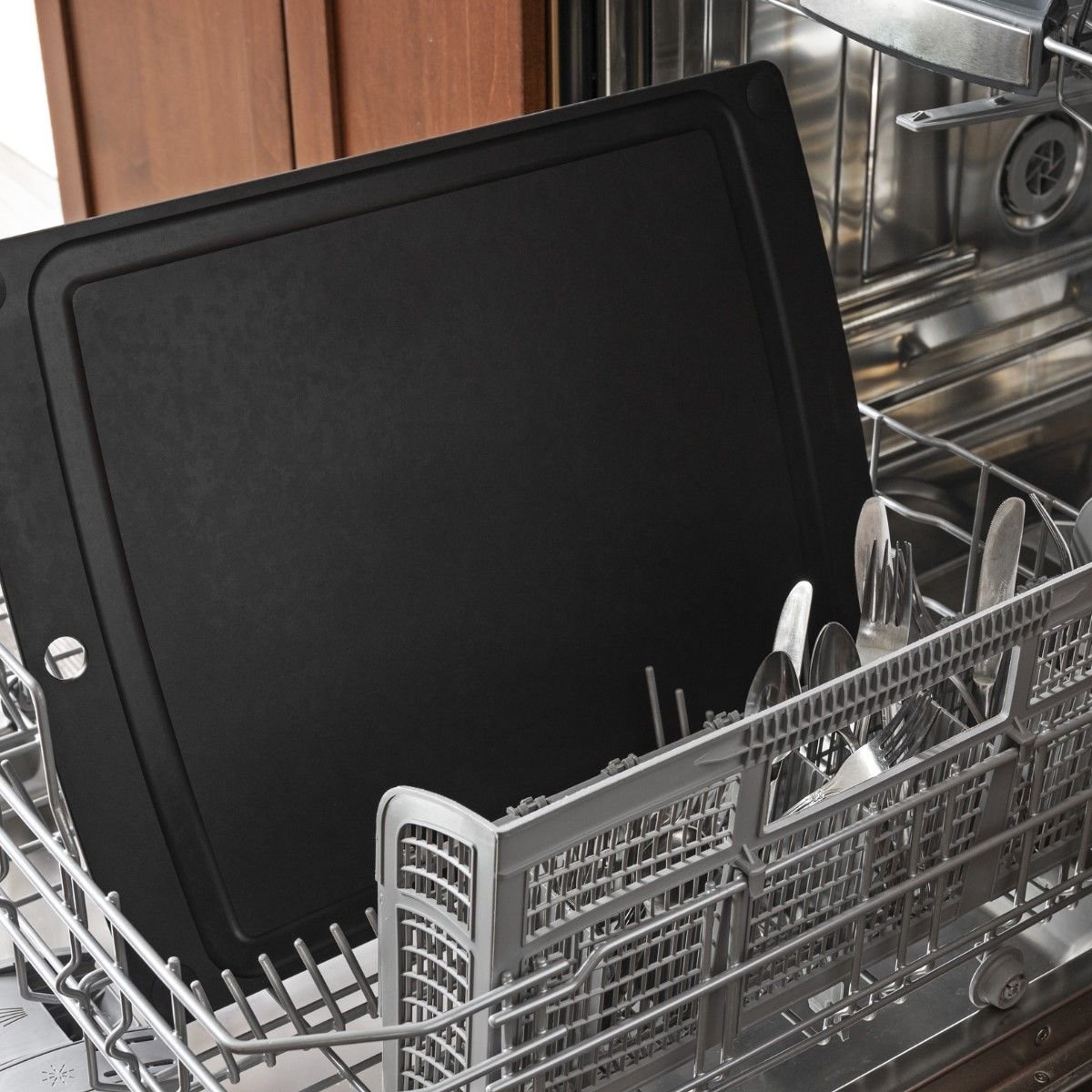 Epicurean All-in-One Series Cutting Board 19.5" × 14.5" | Slate/Black Epicurean All-in-One Series Cutting Board 19.5" × 14.5" | Slate/Black -All-Clad Shop slate aio 20x15 dishwasher