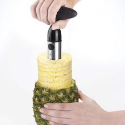 OXO Stainless Steel Ratcheting Pineapple Slicer -All-Clad Shop ss ratcheting pineapple slicer oxo