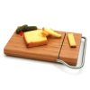 Swissmar Bamboo Cutting Board With Cheese Slicer Blade -All-Clad Shop swissmar bamboo cutting board with cheese slicer blade sbb833