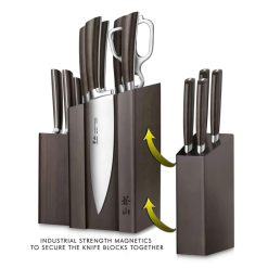 Cangshan Cutlery Cangshan A Series Denali 14-Piece Magnetic Knife Block Set -All-Clad Shop ta 3 900x