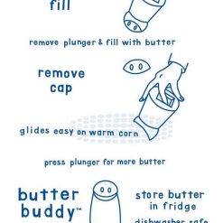 Talisman Designs "Butter Girl" Corn Butterer - Yellow 5 Talisman Designs "Butter Girl" Corn Butterer - Yellow -All-Clad Shop talisman designs butter girl buttered corn spreader yellow bg y compressed 1