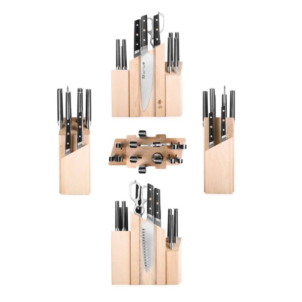 Cangshan Cutlery TC Series Denali 14-Piece Magnetic Knife Block Set Cangshan Cutlery TC Series Denali 14-Piece Magnetic Knife Block Set -All-Clad Shop tc denali