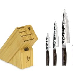 Shun Cutlery Shun Premier 5-Piece Starter Block Set