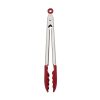 KitchenAid Non-Electrics KitchenAid Universal Silicone Tipped Tongs | Red -All-Clad Shop tongs3