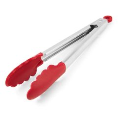 KitchenAid Non-Electrics KitchenAid Universal Silicone Tipped Tongs | Red -All-Clad Shop tongs5