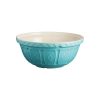 Mason Cash Color Mix S24 (2.15 Qt) Mixing Bowl | Turquoise -All-Clad Shop turqbowl1