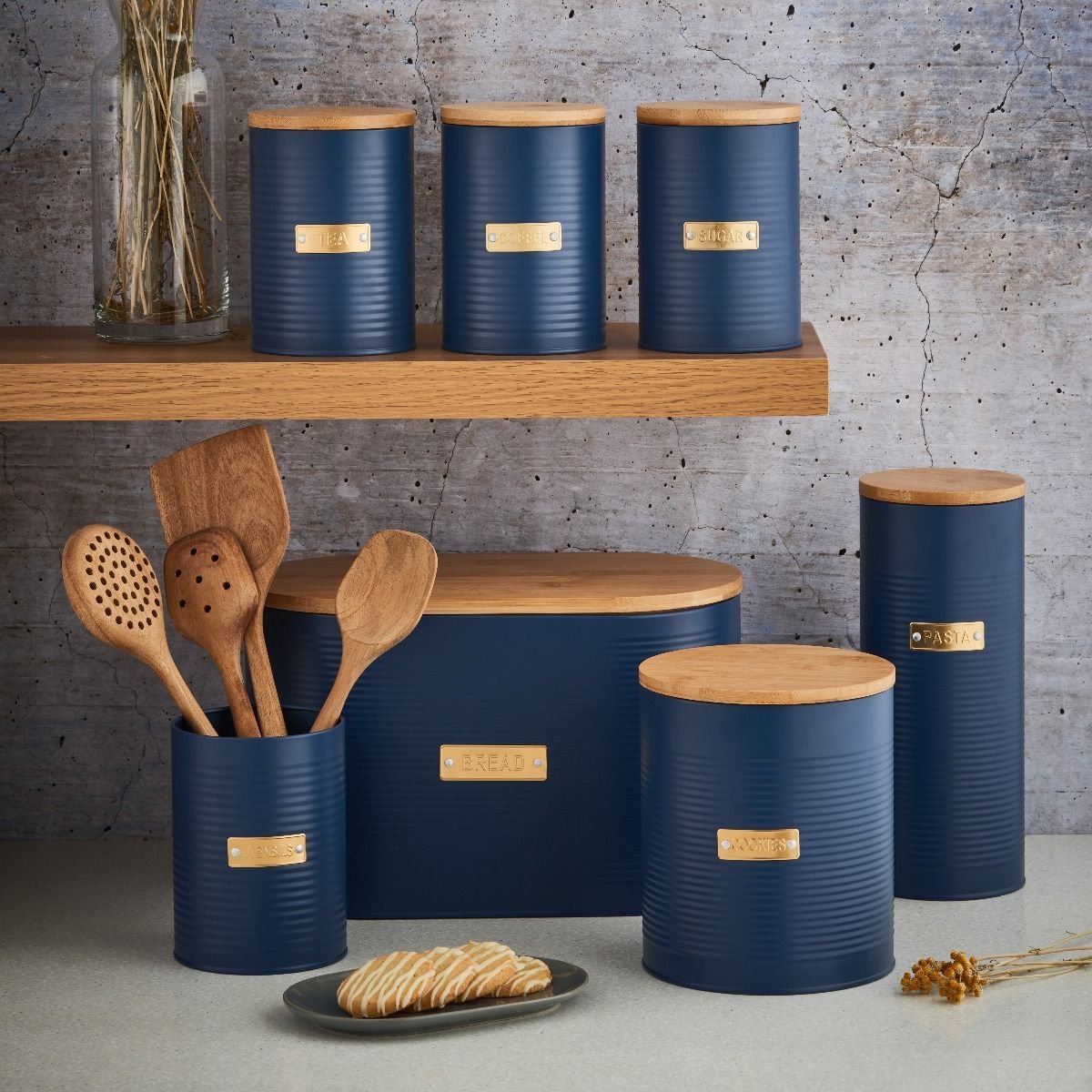 Typhoon Otto Utensil Pot | Navy Typhoon Otto Utensil Pot | Navy -All-Clad Shop typhoon otto navy storage 3