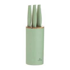 Viners Organic Green Knife Block Set | 6-Piece