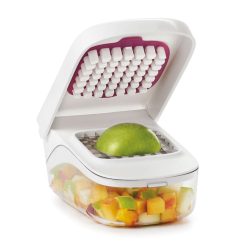 OXO Vegetable Chopper With Easy-Pour Opening 5 OXO Vegetable Chopper With Easy-Pour Opening -All-Clad Shop vegetable chopper 11122600