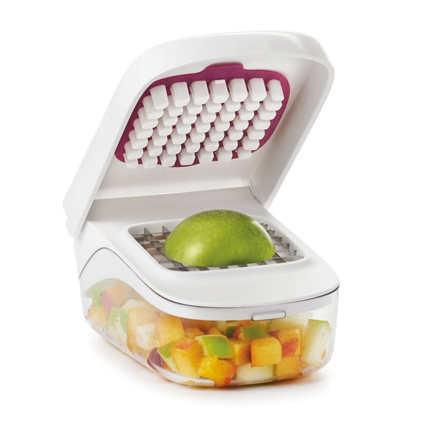 OXO Vegetable Chopper With Easy-Pour Opening OXO Vegetable Chopper With Easy-Pour Opening -All-Clad Shop vegetable chopper 11122600
