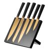 Viners 6-Piece Knife Block Giftbox | Titan Gold 1 Viners 6-Piece Knife Block Giftbox | Titan Gold -All-Clad Shop viners 6 piece titan gold cutlery block 0305.140
