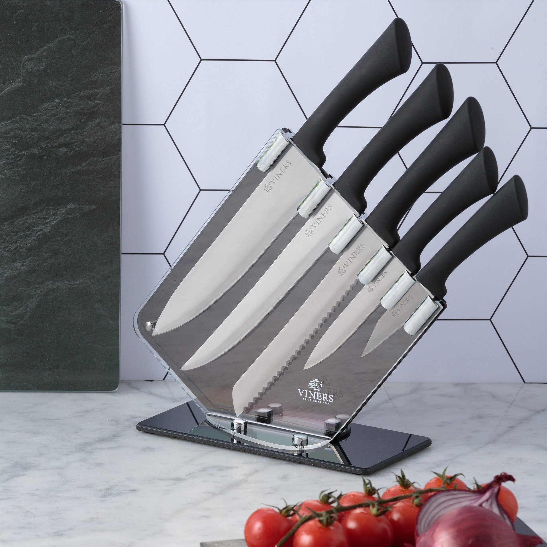 Viners Everyday Knife Block Set | 6-Piece Viners Everyday Knife Block Set | 6-Piece -All-Clad Shop viners everyday knife block 0305.190